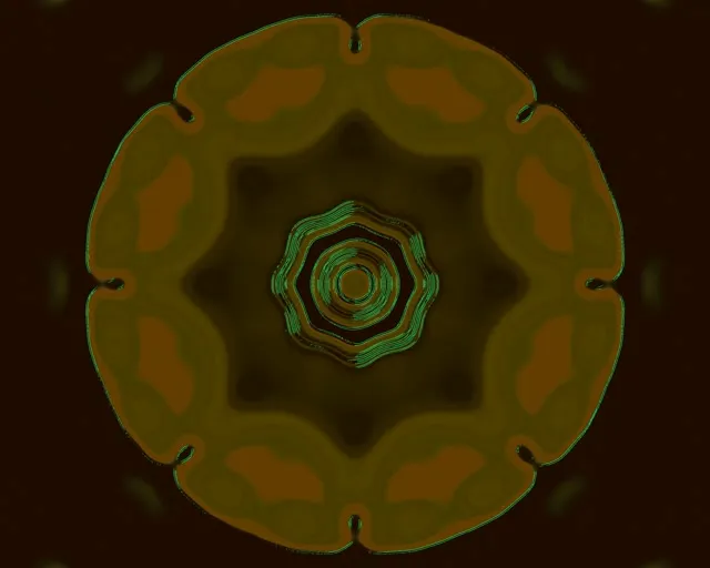 Organic Hexagon Grid 5:4 Industrial 60fps VJ Loop Screensaver