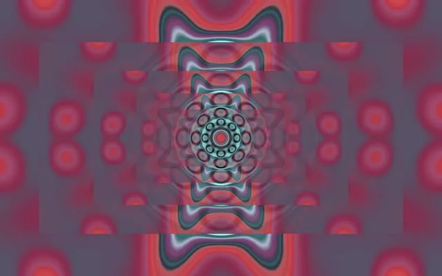 Neon Tunnel Pulsating Kaleidoscope - VJ Loop 16:10 MacBook 60fps Screensaver