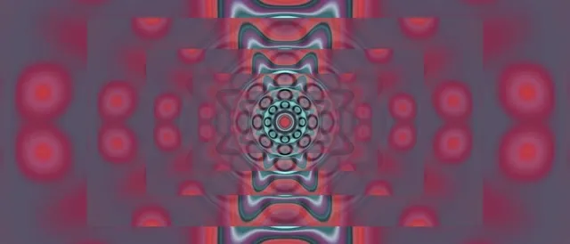 Pulsating Kaleidoscope Neon Tunnel VJ Loop 21:9 Ultrawide 60fps Screensaver