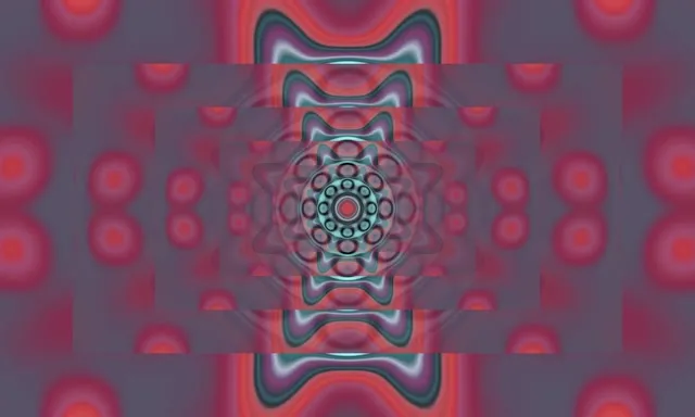Neon Tunnel Kaleidoscope Vortex 5:3 Wide 60fps Screensaver VJ Loop