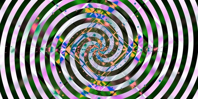 Neon Alagút Spirál Örvény 2:1 Univisium 60fps Képernyővédő Vj Loop