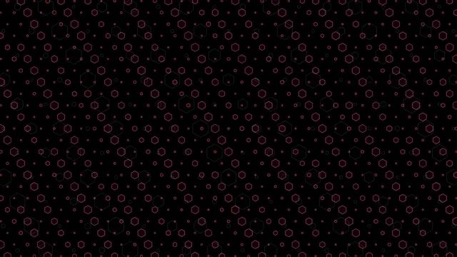 Pink Hexagon Network Pattern on Dark Background