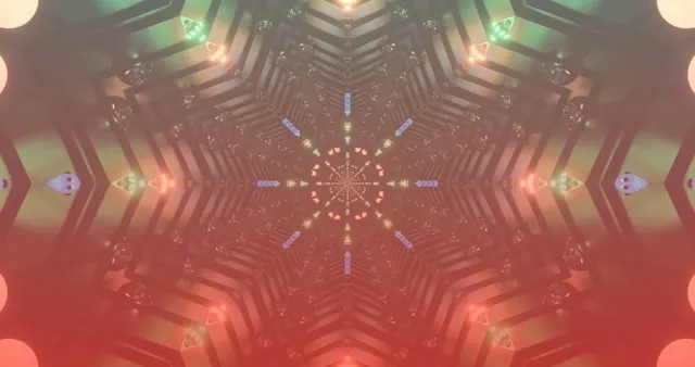 Pink Neon Mandala VJ Loop | 4K 60fps Psychedelic