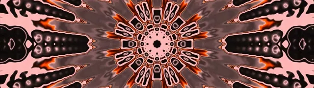 霓虹隧道花卉曼陀羅爆發 32:9 超寬螢幕 60fps 螢幕保護程式 VJ Loop