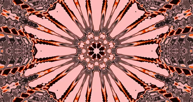 Розов неонов тунел калейдоскоп 4K UHD 60fps скрийнсейвър VJ Loop