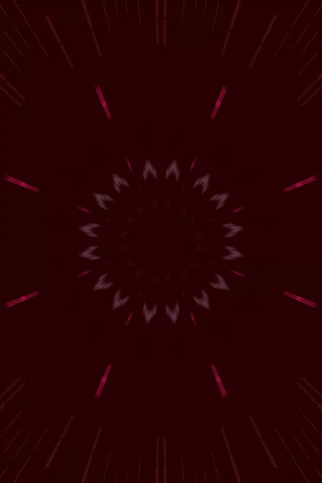 Neon Tunnel Pink Fractal Kaleidoscope Burst VJ Loop 2:3 Photo Portrait 60fps Screensaver