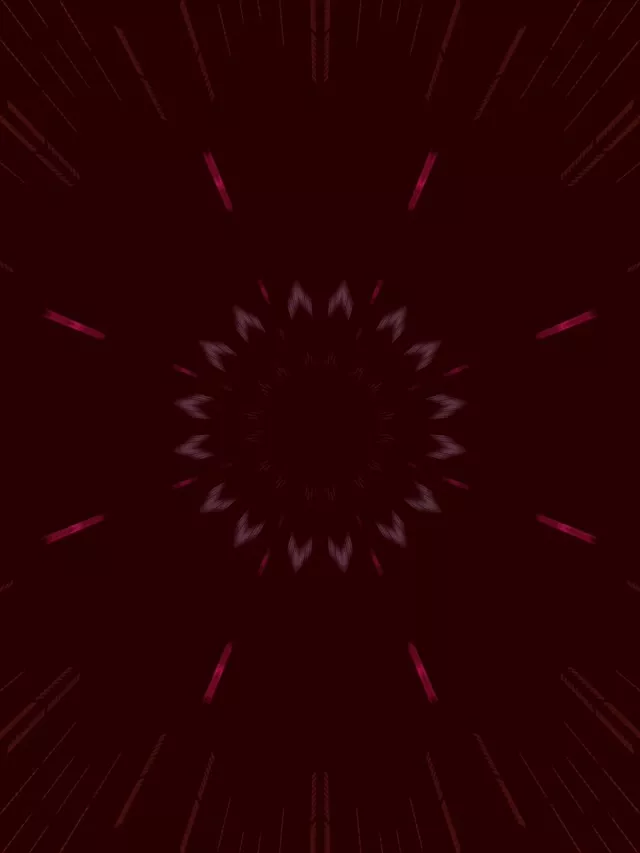 Neon Tunnel Magenta Petal Vortex Screensaver 3:4 iPad Portrait 60fps Vj Loop
