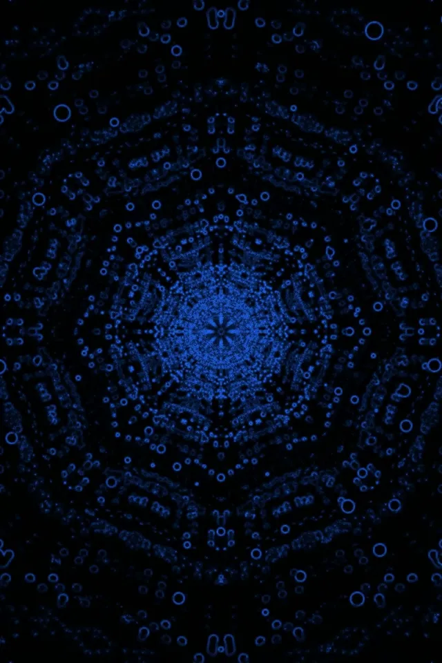 Neon Tunnel Pink Mandala Vortex Screensaver 2:3 Photo Portrait 60fps Vj Loop