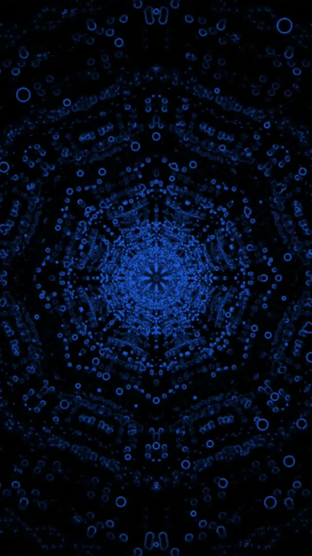 Neon Tunnel Roze Fractaal Mandala Vortex 9:16 Reels 60fps Schermbeveiliging Vj Loop