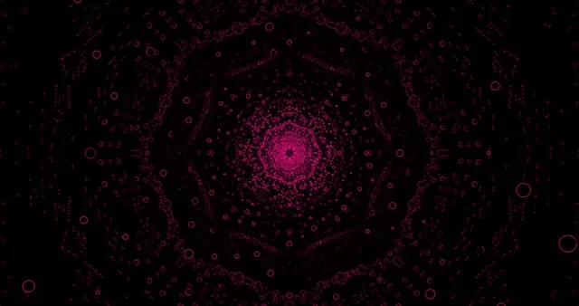 Рожевий неоновий тунель заставка 4K UHD 60fps VJ Loop