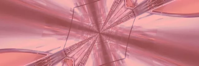 霓虹隧道粉色水晶爆發 3:1 Triple Wide 60fps 螢幕保護程式 VJ Loop