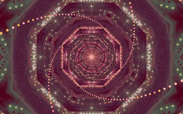 Pink Neon Tunnel Screensaver 60fps 16:10 MacBook VJ Loop