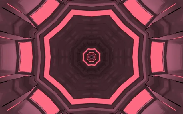 נתיב ניאון ורוד מתומן מערבולת VJ Loop 60fps 16:10 Macbook שומר מסך