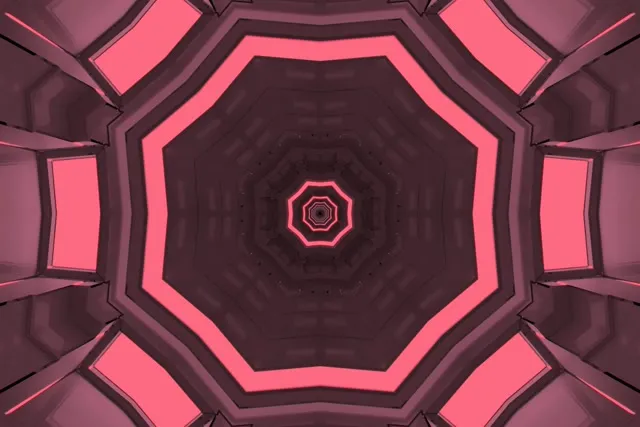 نفق نيون ثماني دوامة VJ Loop 3:2 Surface 60fps حافظة شاشة