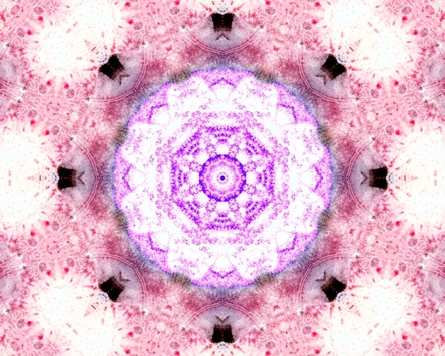 Tunel Neon Roz Mov Mandala Screensaver 5:4 industrial 60fps Vj loop