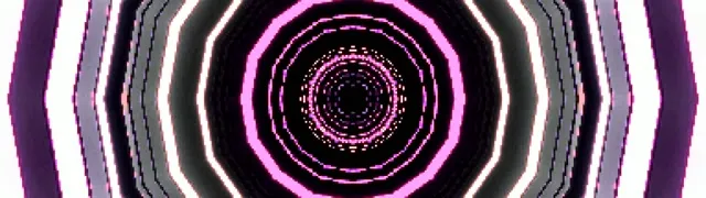 네온 터널 핑크 옥타곤 보텍스 스크린세이버 32:9 슈퍼 울트라와이드 60fps VJ Loop