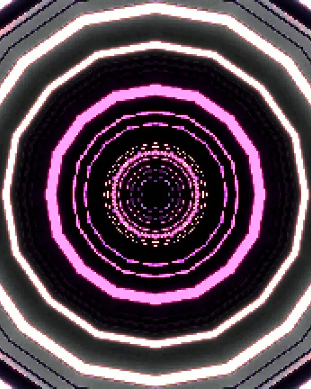Tunel Neon Roz Violet Octogon Vortex VJLoops 4:5 Instagram 60fps Screensaver