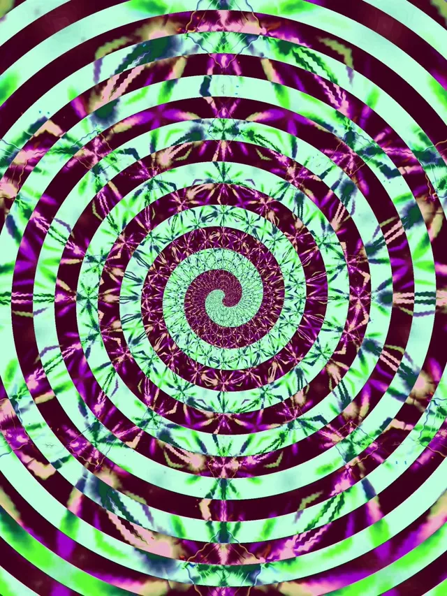 نفق النيون دوامة حلزونية VJ Loop 3:4 iPad Portrait 60fps شاشة التوقف