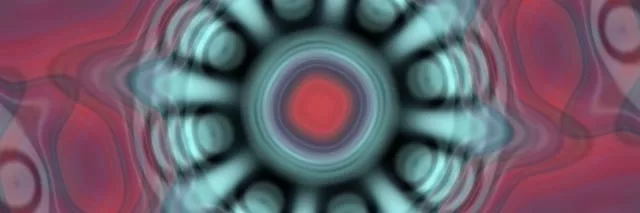 Pulsating Gear Neon Tunnel 3:1 Ultrawide 60fps VJ Loop Screensaver