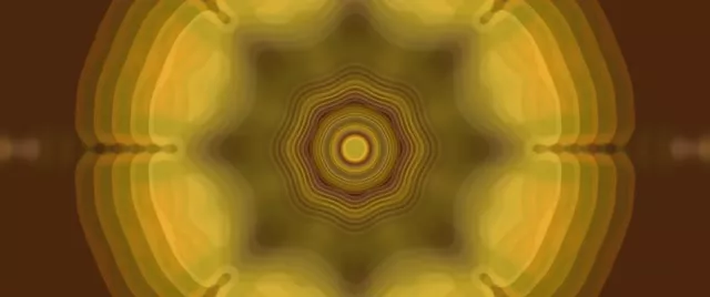 Pulsating Golden Octagon Neon Tunnel VJLoops 2.39:1 Cinemascope 60fps Screensaver