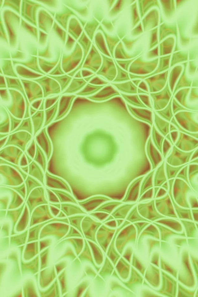 تونل نئون سبز تپنده | 2:3 عمودی 60fps Screensaver VJLoops