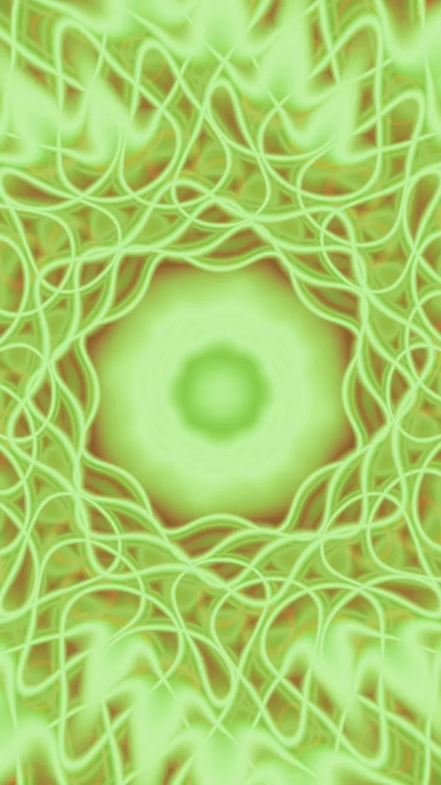 Túnel Neon Verde Pulsante 9:16 Reels 60fps VJ Loop Protector de Pantalla