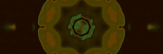 Pulsating Hexagon | 3:1 Triple Wide 60fps Screensaver VJ Loop