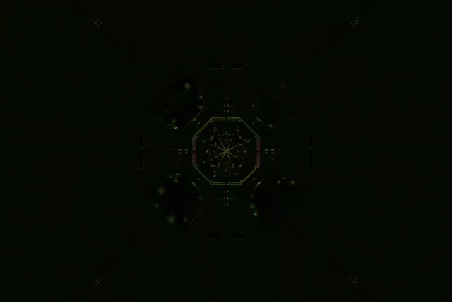 पल्सेटिंग हेक्सागन नियॉन टनल | 3:2 सरफेस 60fps स्क्रीनसेवर VJLoops