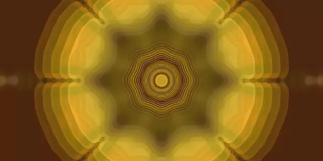 Pulsating Hexagon Neon Tunnel VJ Loop 2:1 Univisium 60fps Screensaver Animation