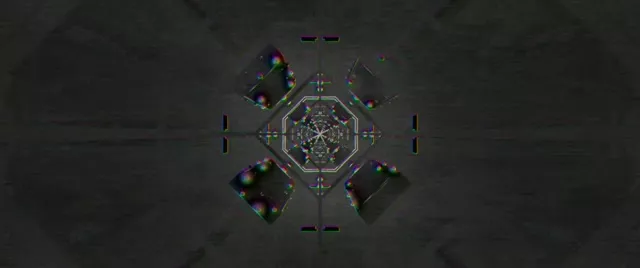 Pulsating Hexagon Neon Tunnel VJLoops 2.39:1 Cinemascope 60fps Screensaver
