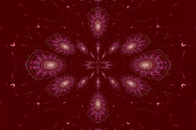 Pulsující šestiúhelníkový neonový tunel VJ Loop 3:2 Surface 60fps Screensaver Animation