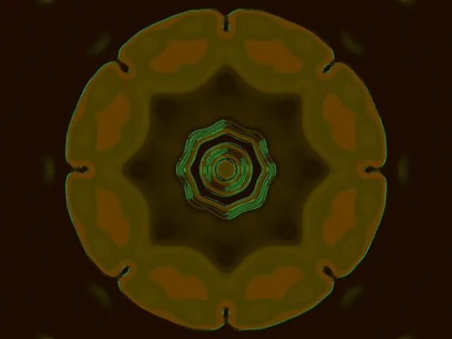 Pulsating Hexagon VJ Loop 4:3 Classic 60fps Screensaver