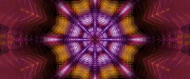 Pulsoiva Kaleidoscope Neon-tunneli VJLoops 2.39:1 Cinemascope 60fps Screensaver