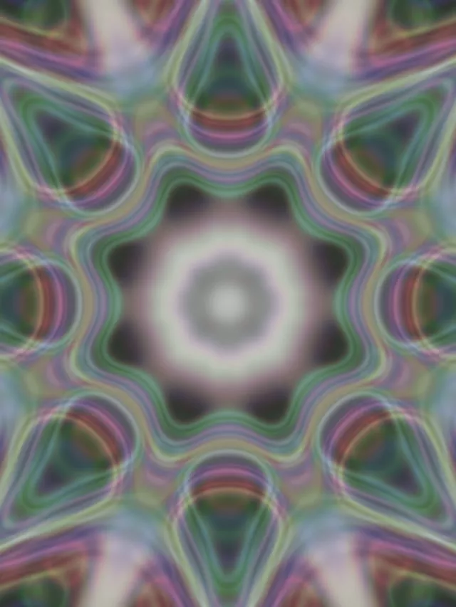 脈動萬花筒霓虹隧道 VJLoops 3:4 iPad 直向 60fps 螢幕保護程式