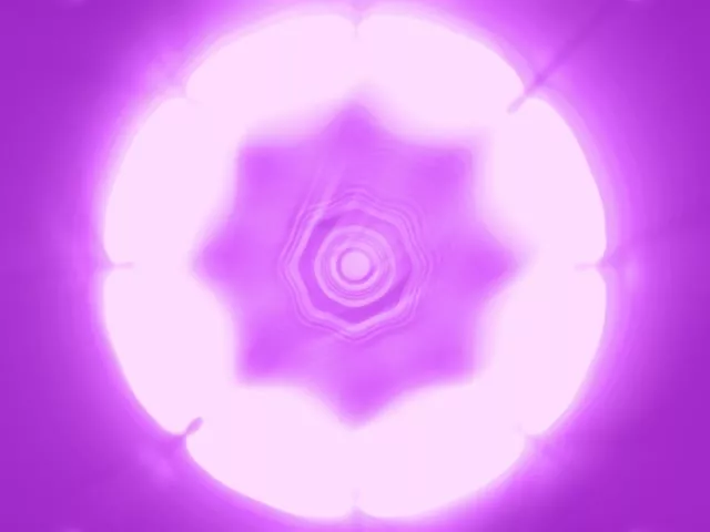 Pulsating Magenta Neon Tunnel VJ Loop 60fps 4:3 Screensaver