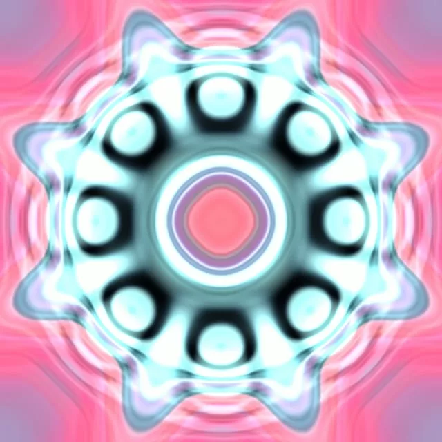 脈動霓虹隧道 VJ Loop 1:1 正方形 60fps 螢幕保護程式 動畫