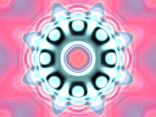 Pulsating Neon Tunnel VJ Loop 4:3 Classic 60fps Screensaver Kaleidoscope