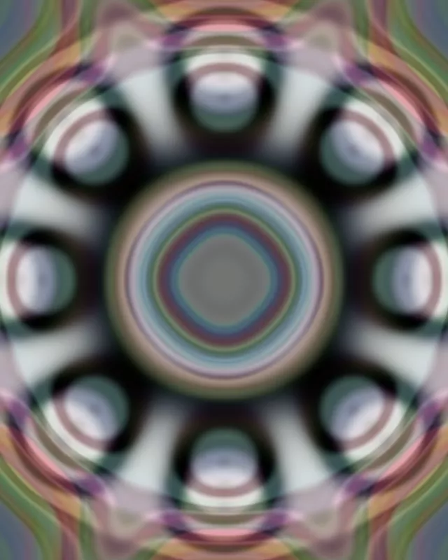 Pulserende Neon Tunnel VJ Loop 4:5 Instagram 60fps Screensaver