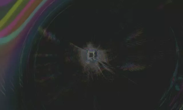 Pulsirajoči Neon Tunnel VJ Loop 5:3 Wide 60fps Screensaver Animation