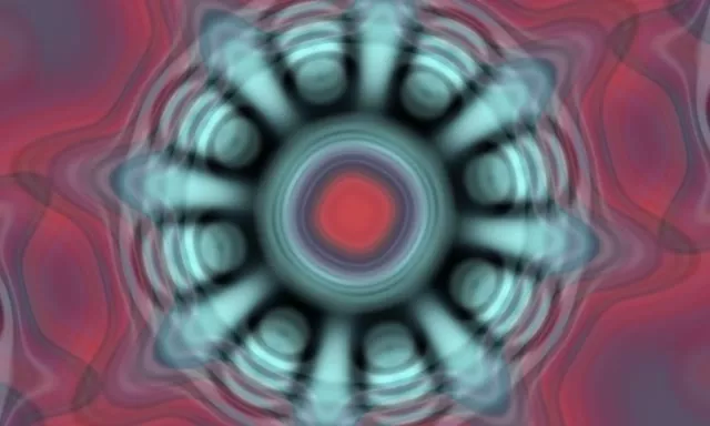 Pulsating Neon Tunnel VJ Loop 5:3 Wide 60fps Screensaver Animation