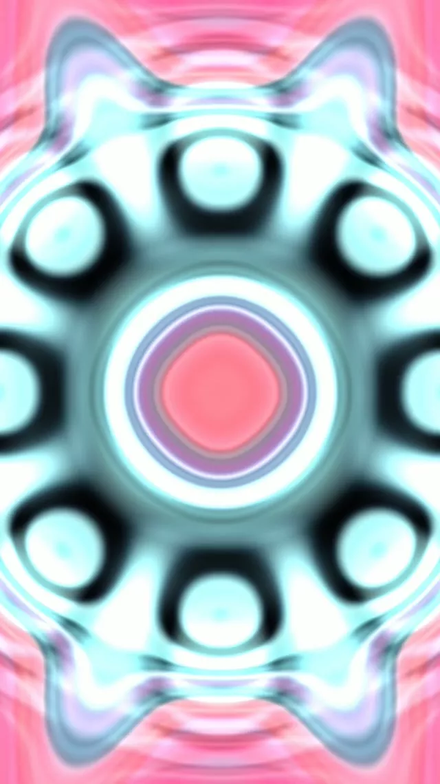 Túnel de Neón Pulsante VJLoops 9:16 Reels 60fps Protector de Pantalla Fondo de Movemento