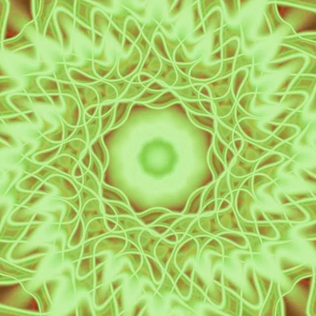 Pulsating Neon Tunnel Vortex 1:1 Square 60fps Screensaver VJ Loop