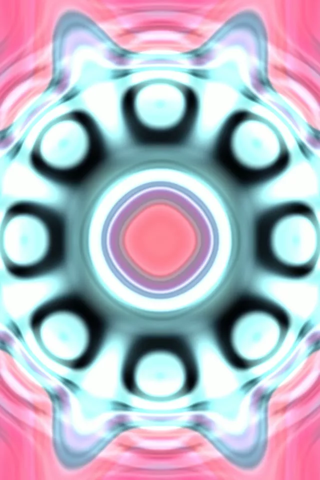 گردابه تونل نئون تپنده | 2:3 چهره نما 60fps صفحه نگهدار VJLoops