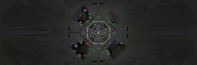 Pulsating Neon Tunnel Vortex 3:1 Triple Wide 60fps Screensaver VJ Loop