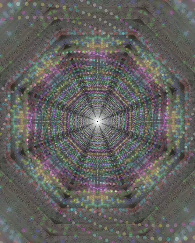 Tunnel Néon Vortex Pulsant 4:5 Instagram 60fps Screensaver Boucle