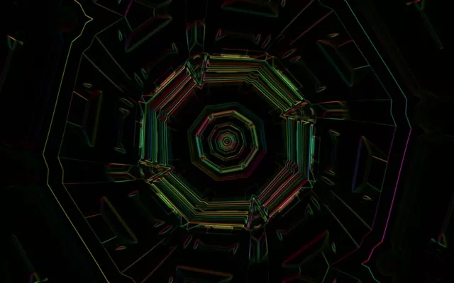 Tollán Soilse Gréine Octagon Foluain 16:10 MacBook 60fps Screensaver VJ Loop