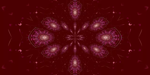 تونل نئون ماندالا بنفش تپنده VJLoops 2:1 Univisium 60fps صفحه نگهدار