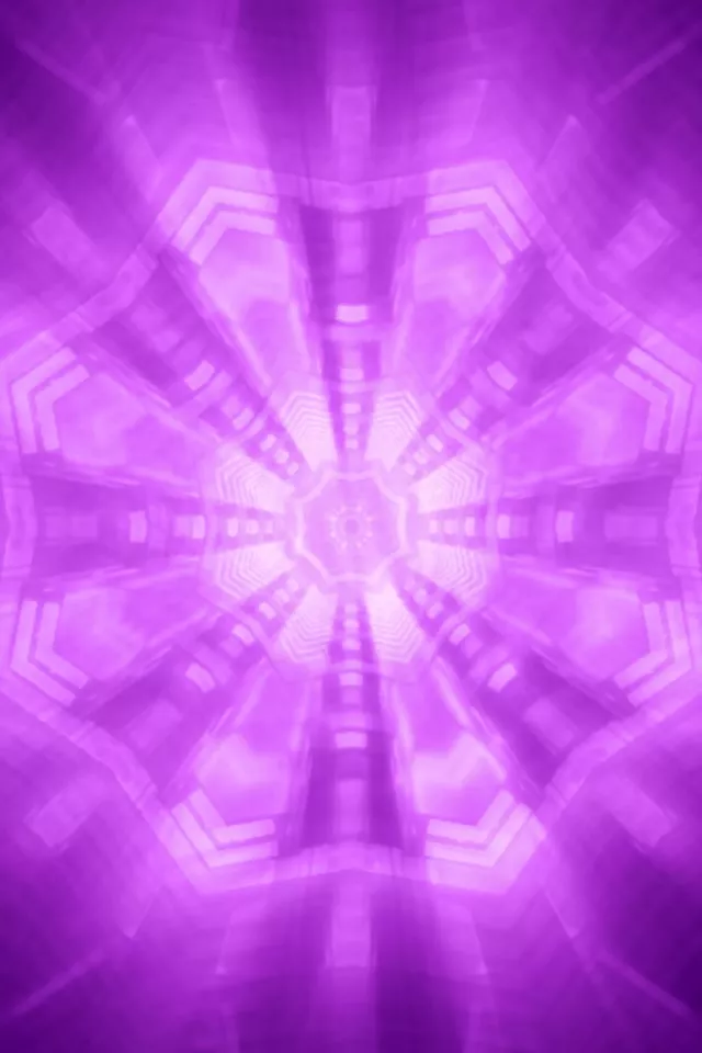Pulsating Purple Neon Tunnel VJ Loop 2:3 Portrait 60fps Screensaver