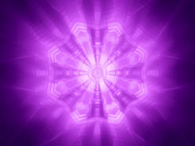 Pulsating Purple Neon Tunnel VJ Loop 4:3 Classic 60fps Screensaver