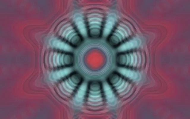 脈動徑向霓虹隧道 16:10 Macbook 60fps VJLoops 螢幕保護程式